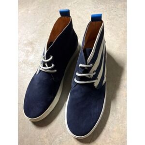 M. Cali Macchiai Boot‎ B75 Navy Suede Leather Chukka Ankle Boots Mens